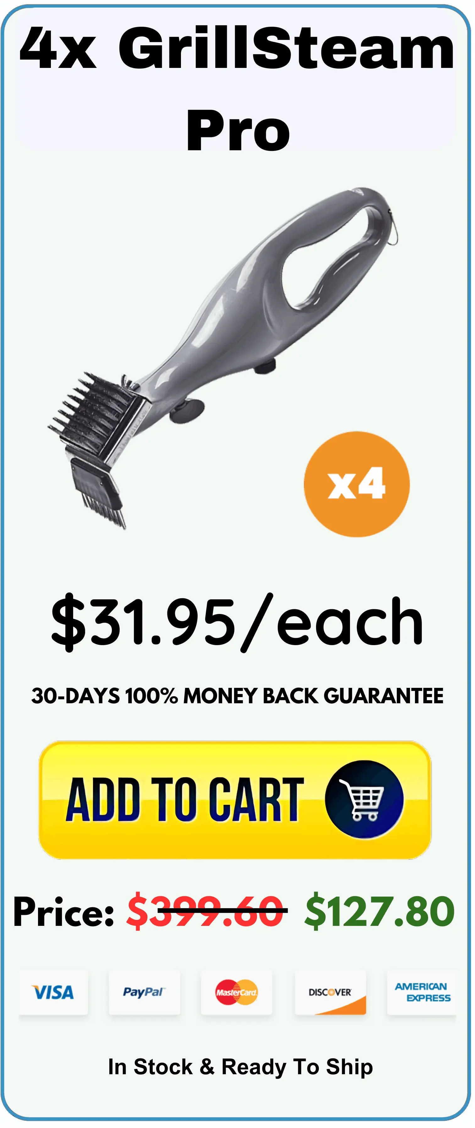 GrillSteam Pro Price